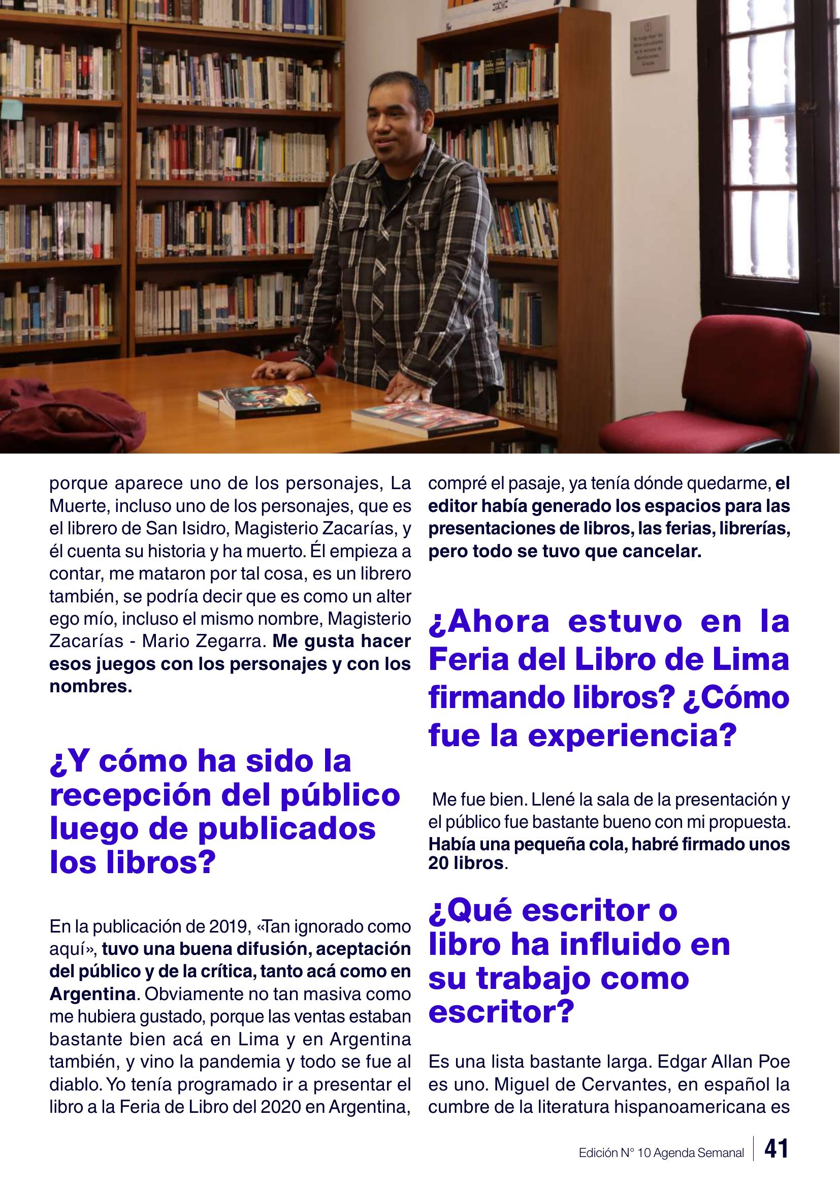 Entrada Libre, 10ma edicion, pagina 6